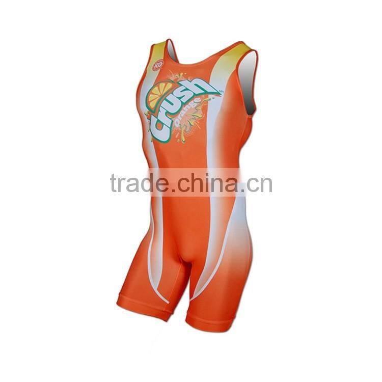 Custom design Lycra Wrestling singlet women's wrestling clothes