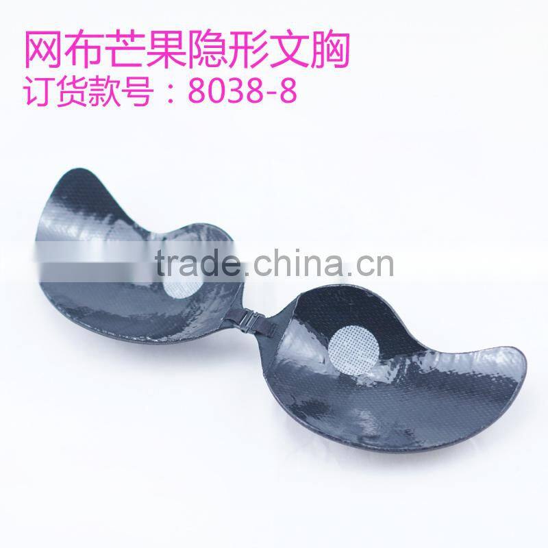 front closure open cheap invisible sexy clear silicone bra