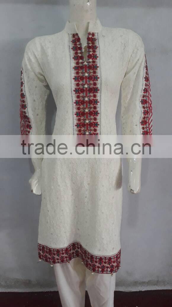 Pakistani net dress