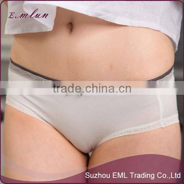 Wholesale low waist custom printing modal cheap mature women underwear