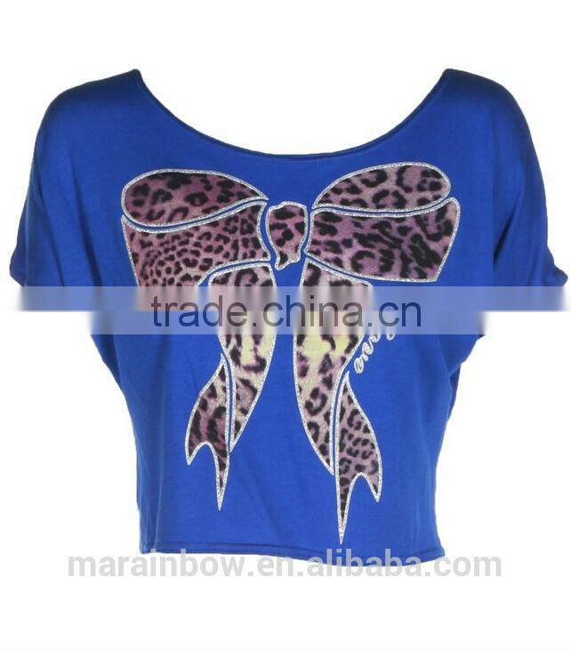 OEM custom blank crop tops wholesale cheap with printing / Sexy Lady plain crop tops wholesale