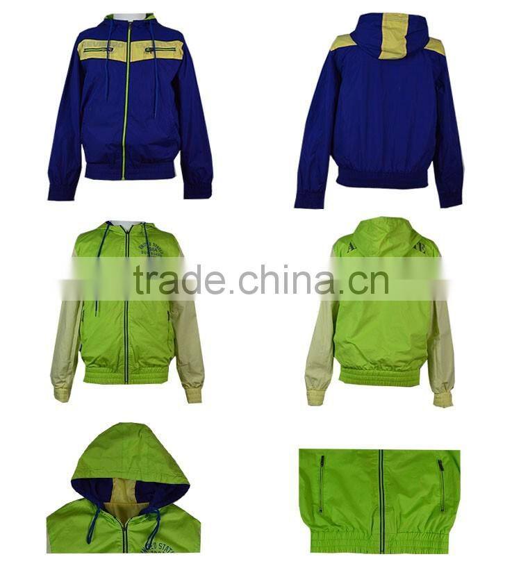 High Quality Spring Men's Reversible Waterproof Jacket