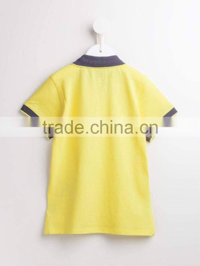 Good quality short sleeves kids polo shirts cheap price in China