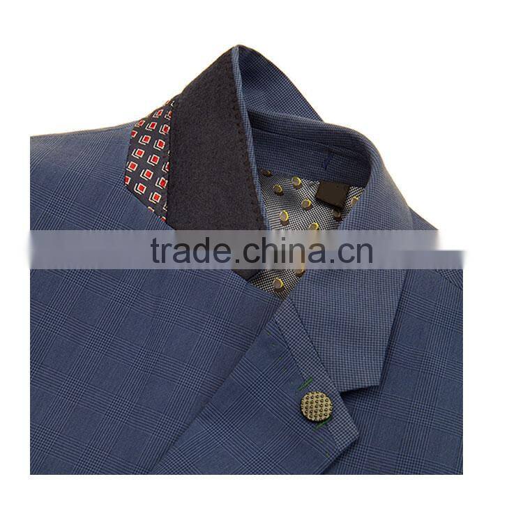 Wholesale Spring Summer Half Lined Polyester Viscose Jacket Blazer Best Brands Men'S Fashion Suit Design