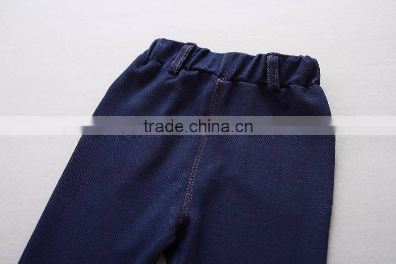 customize fashion kids boys fake oxford stretch pants