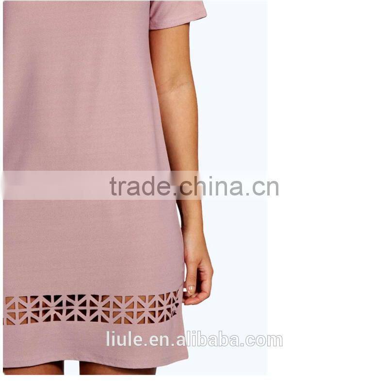 Latest Design Sexy Mature Elegant Tight Fitted Midi Casual Chiffon Dress for women