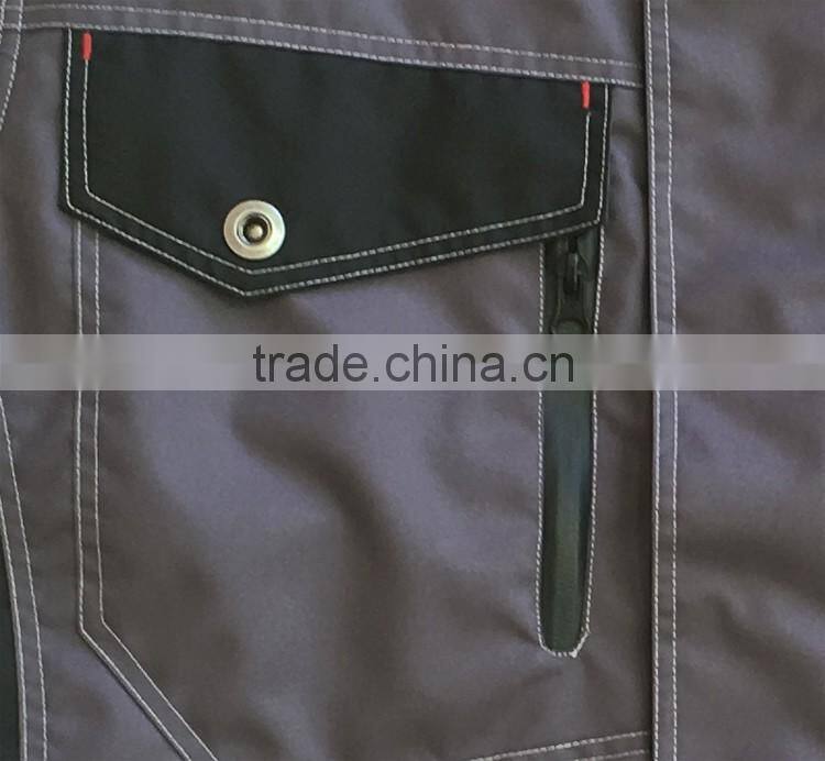 OEM workwear 300D oxford waterproof bomber jacket black for men