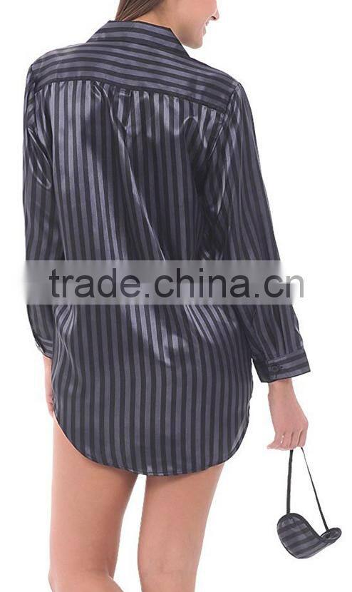 2017 China Silk Pajamas Wholesale Silk Sexy String Pajamas