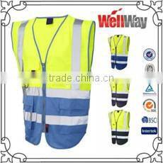 PU COATING UPF 50+ CUSTOMIZED HI VIS YELLOW WORK JACKET