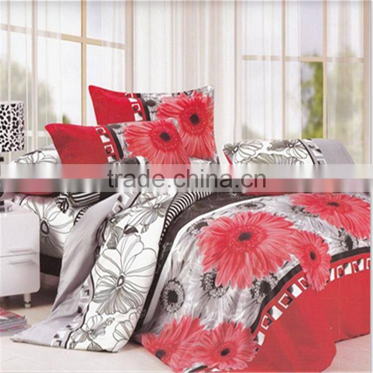 Cheap imported home texile bedding,100% polyester fiber quilt wholesale microfiber bedding set