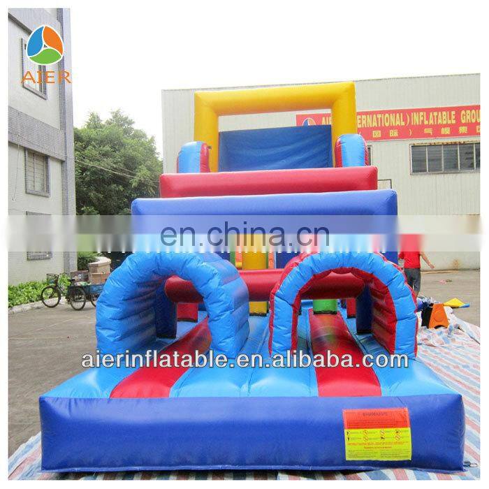 Hot sale kids outdoor game Inflatable slide Inflatable Obstacle Course