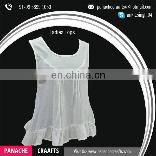 Cotton Material Plus Size Knit Tops and Blouse