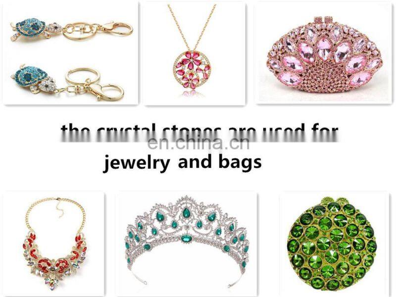 Top Quality K9 Crystal Stone Point Back Wholesale