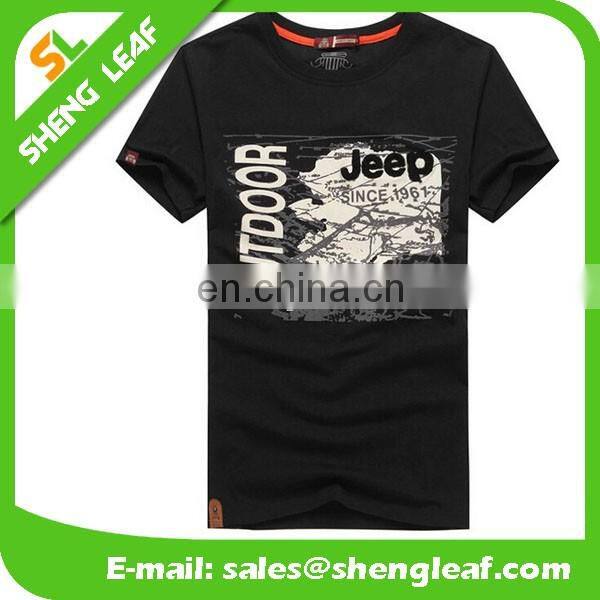 2016 popular design of custom printed t-shirt
