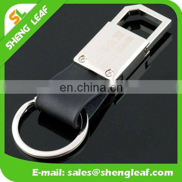 creative pink airplane shaped metal keychain for girls