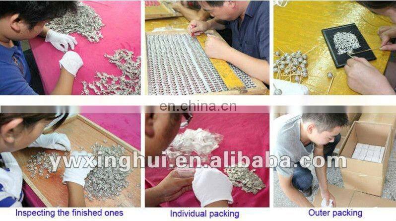 nickel free lead free enamel metal snap button fashion crystal button headboard