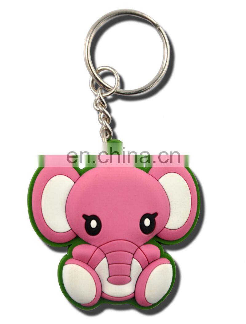 Custom Soft PVC key ring supplier