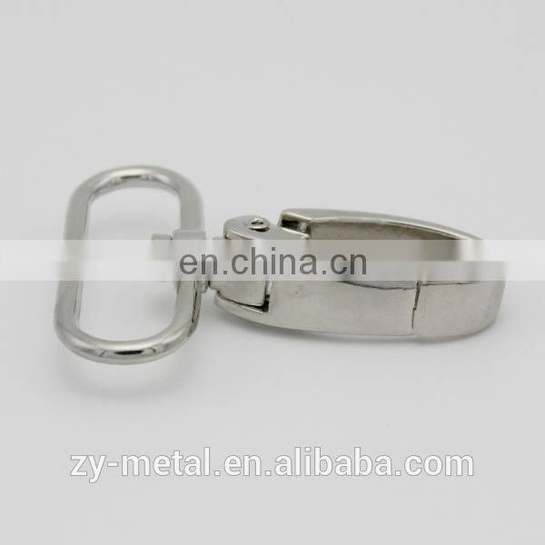 Zinc alloy swivel snap hook metal eye hook for bag