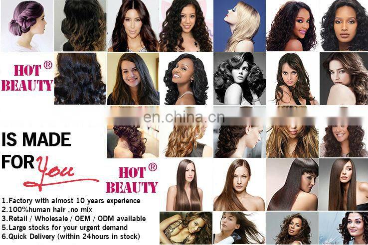 Can be dyed blonde color full cuticle Virgin remy Thick Human Hair Doll Wigs