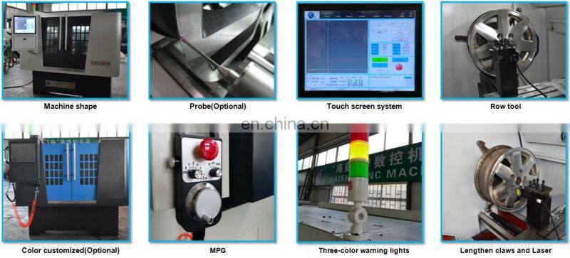 Hot Sale Diamond Cut Alloy Wheel Repair Machine CK6160W