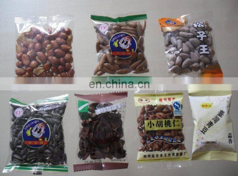 Automatic snack food sugar packing and sealing machine/Automatic triangle bag snack granule packaging machine