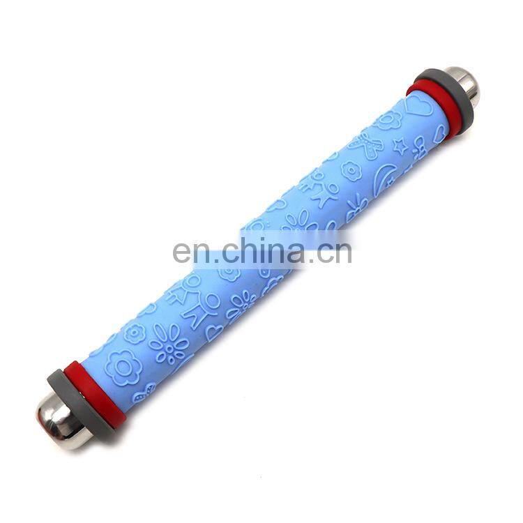 Best Selling Non-stick Decoration Silicone Covered Rolling Pins