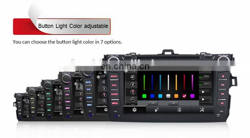 Hot sale 8 inch special capacitive touch screen car Radio GPS Navigation Built-in GPS