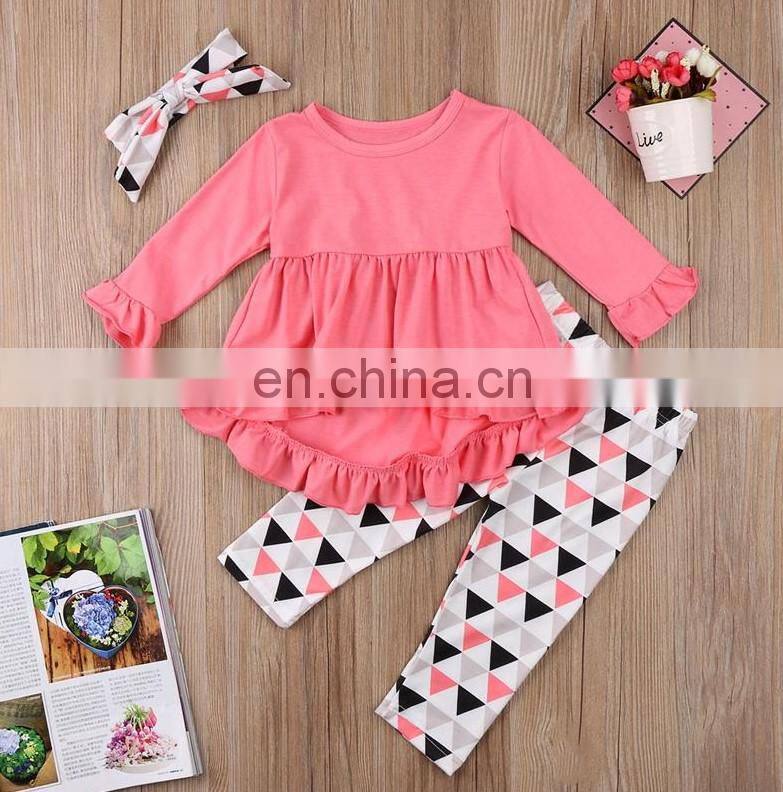 girls elegant 2pcs sets cheap china wholesale kids clothing