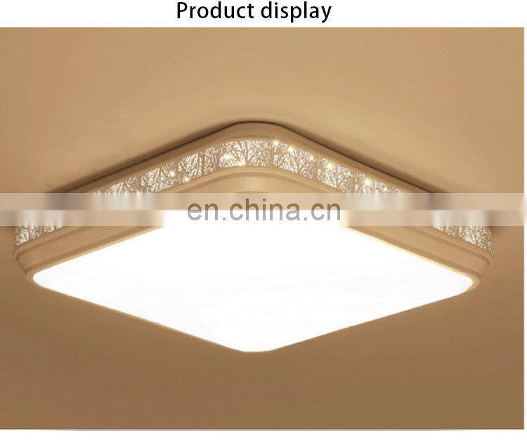 Factory Sale Modern Rectangular LED Ceiling Light Acrylic Iron Living Room Lighting
