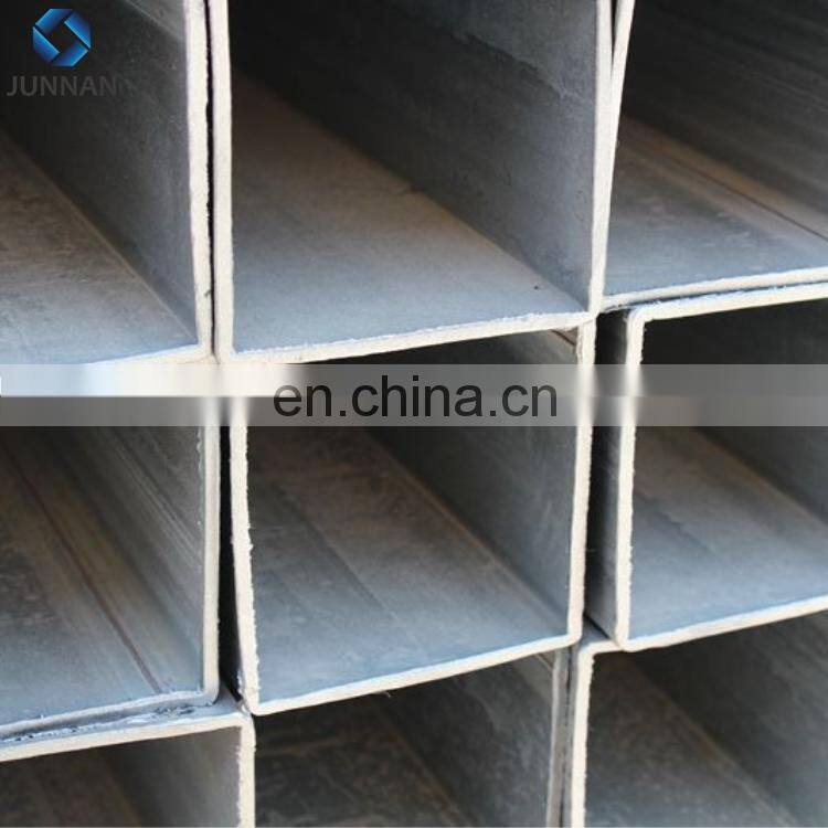 JUNNAN Erw Galvanized Square/rectangular Steel Pipe/tubes For Construction