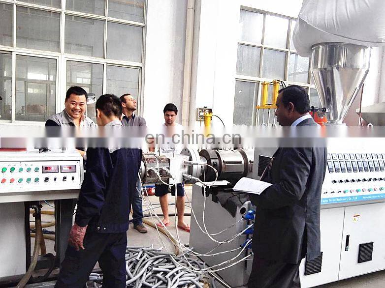 PVC plastic conduit pipe making machinery for electric water supply
