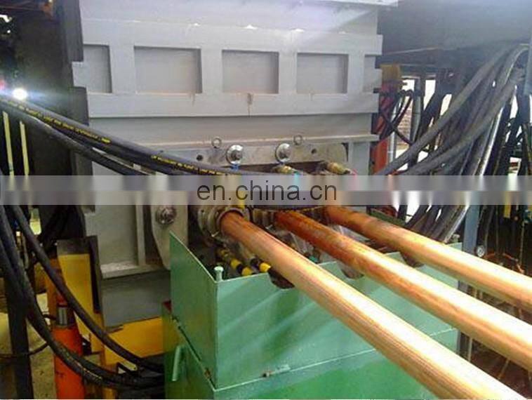 Horizontal continuous casting machine for copper/brass scrap