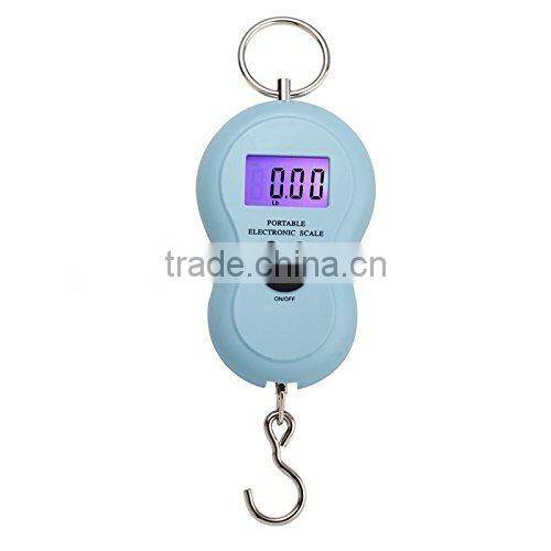 Potable Electronic Scale with Built in Thermometer For Travel /Hanging Luggage/ Fishing Hook / Pocket Food Diet