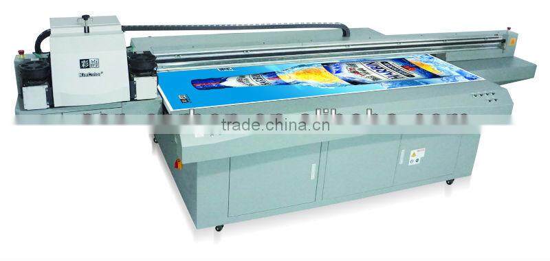 2014 high resolution with konica head UV flatbed printer