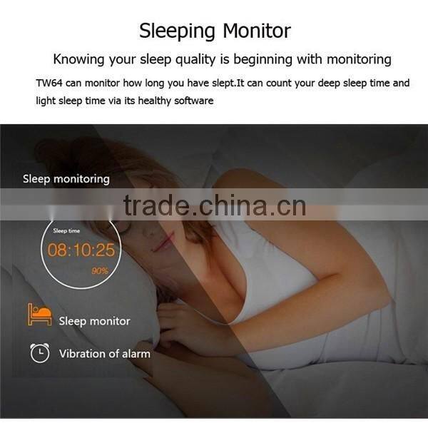 2015 factory supply tw64 intelligent fitness pedometer bluetooth smart wristband, smart sport bracelet, sport bluetooth bracelet