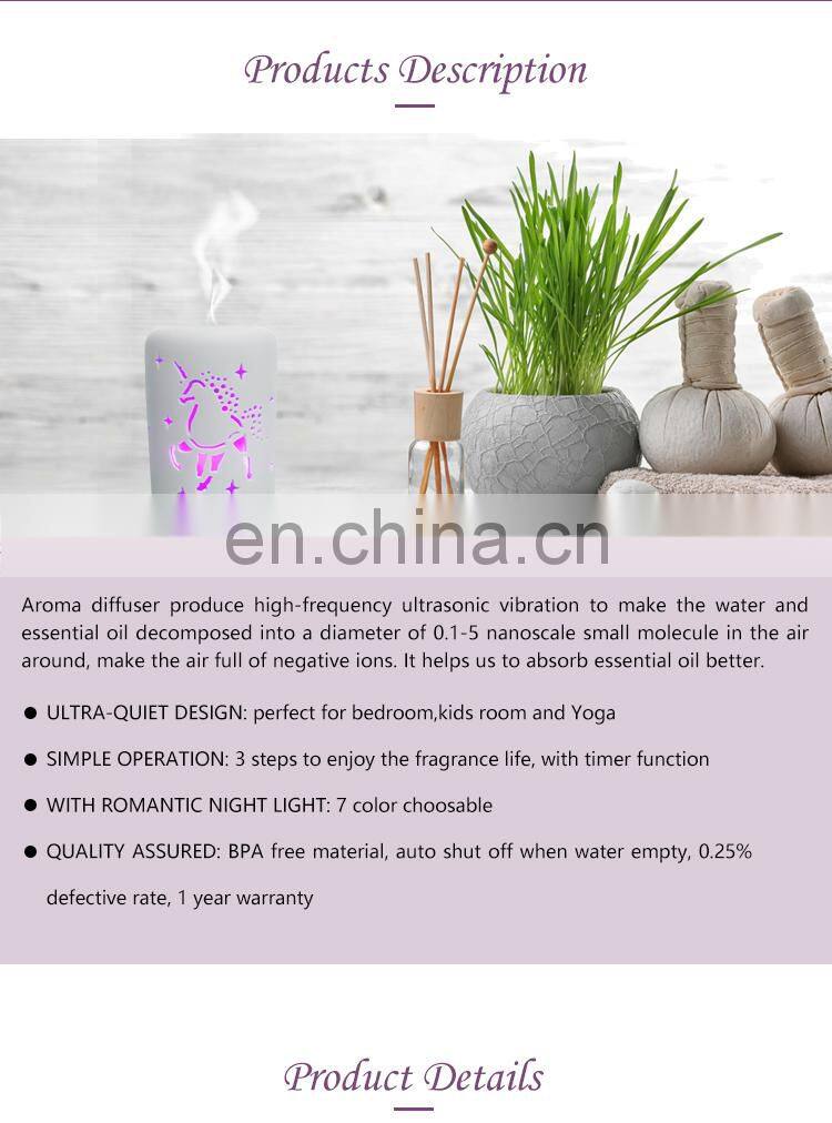2021 New style unique new ceramic aroma diffuser humidifier