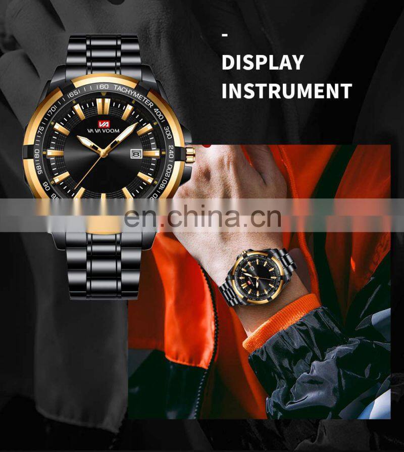 VA VA VOOM 2401 Mens Quartz Watch Leisure Fashion sport waterproof Luxury Men Watch