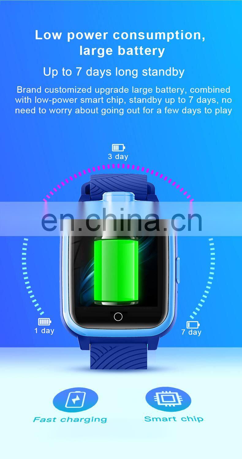 2021 SOS anti-lost alarm clock remote monitor smartwatch mobile phone watch kids 4G LTE GPS Smart Watch