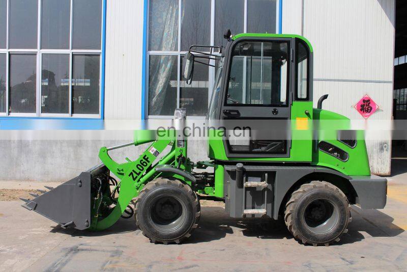 ZL06 4X4 wheel drive CE approved front Cheap Garden compact mini loader