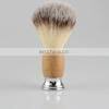 mens bamboo cleaning flexible wood handle synthetic razor shaving knots brush