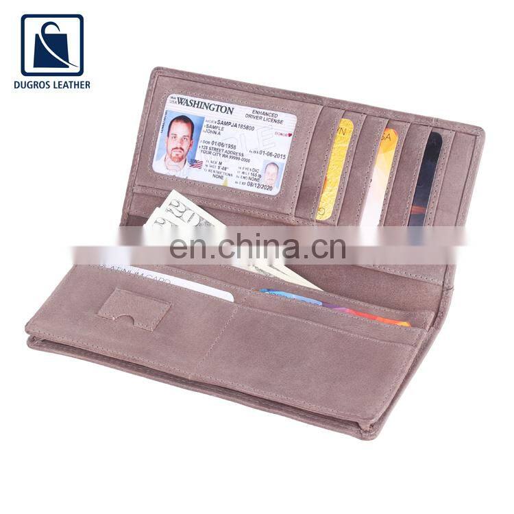 Chairman Lining Hot Selling Stylish Fashion Designer Genuine Leather Wallet for Men