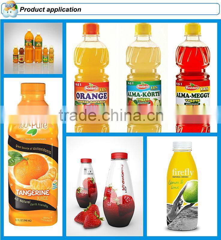 5000 bottles per hour 3 in 1 juice filling machine