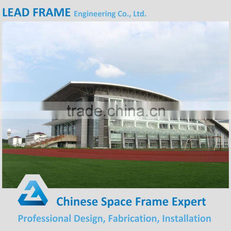 Steel space frame truss sports stadium structure