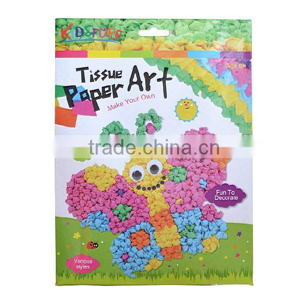 2015 Popular Tissue Paper Art- Princess Kit, DIY Paper Craft