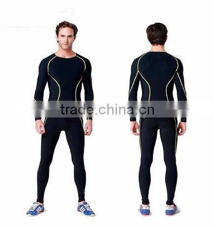 (OEM ODM FACTORY) mens gym clothing bodybuilding fitness wear compression wear /rush guard