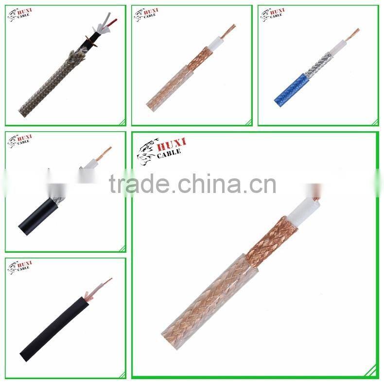 Oversea Popular DC CCA Braid PVC Mono Stereo Vedio Microphone Cable