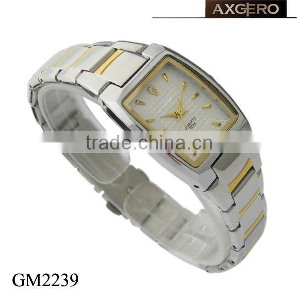 New product unisex 3 atm quartz stainless steel back watch
