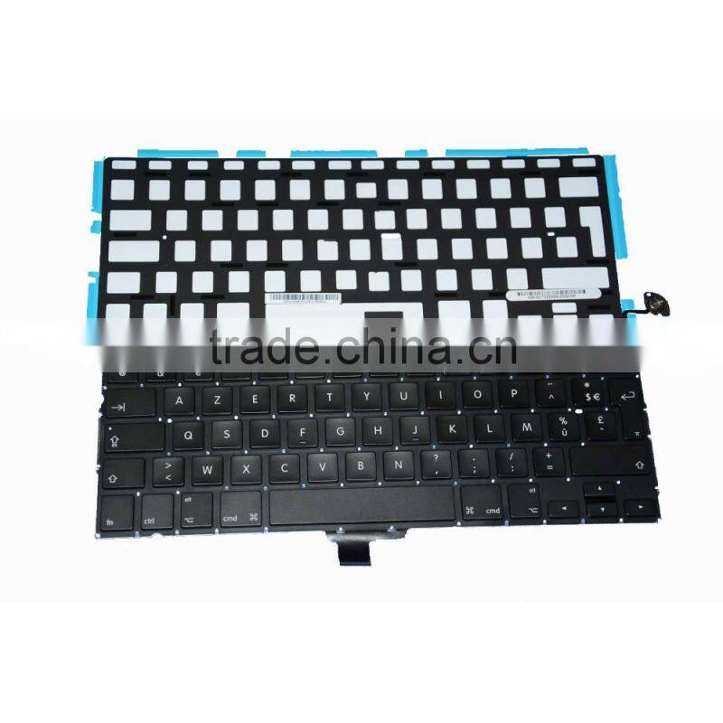 Shenzhen New FR french Layout Laptop Replacement Keyboard For Laptop Apple MacBook Pro 13" A1278 2009-2012