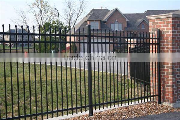 wrought iron fence