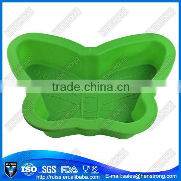 Microwave silicone mold making rubber with beautiful butterfly shape decorating